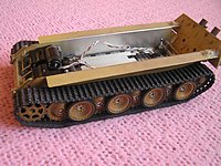 Unassembled Metal Track for TAMIYA 1/16 56022 Panther G TRACK-PG 