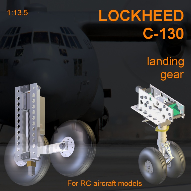 SAC 1/72 Lockheed C-130 Hercules Landing Gear # 72129 for sale online 