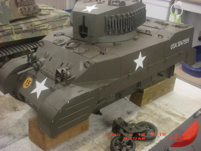M5 Stuart RC Tank by 21st Century Toys Turret Motor 