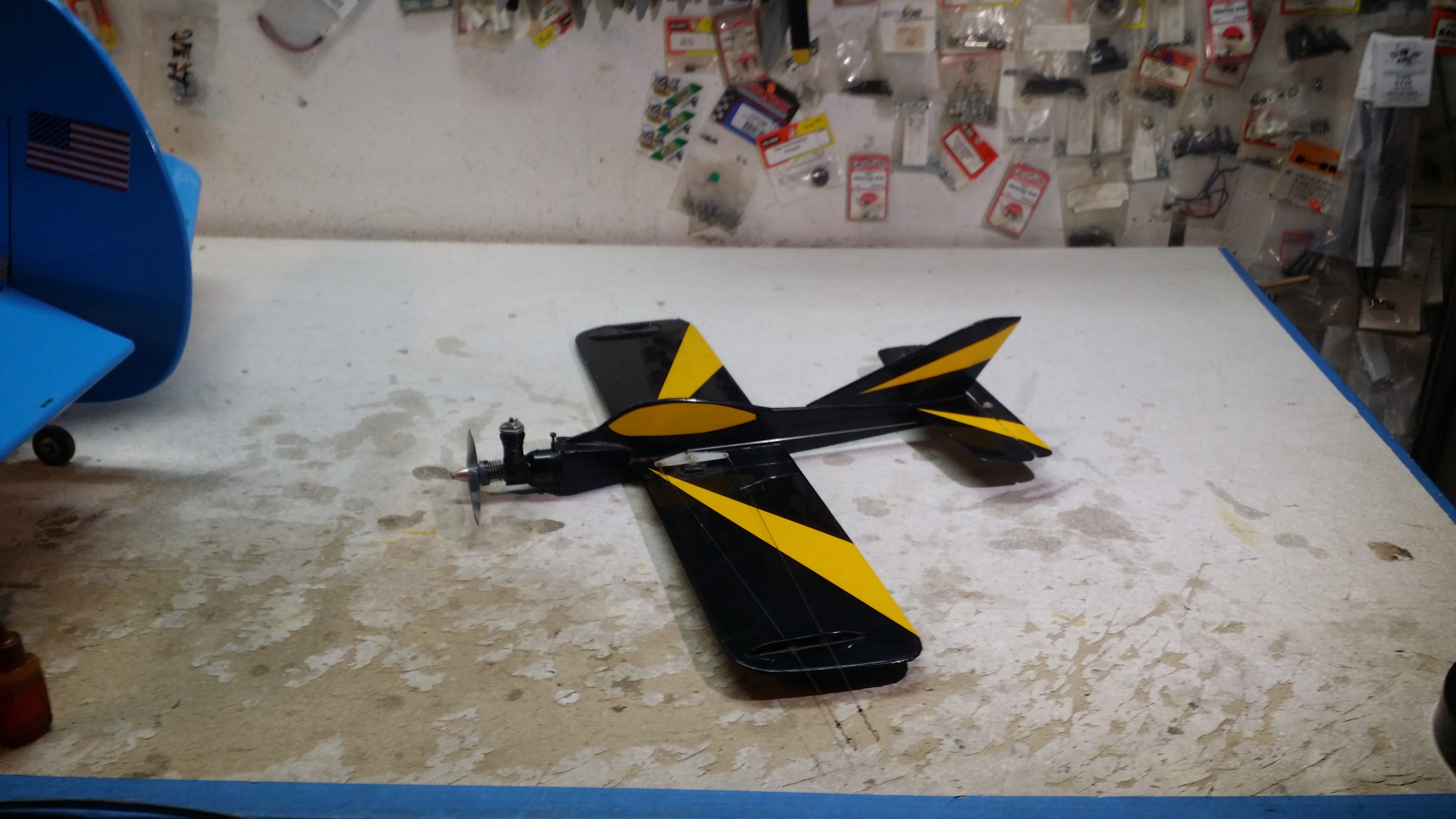 Aero Flyte Taipan trainer mk 1 and mk 2 control line model plan